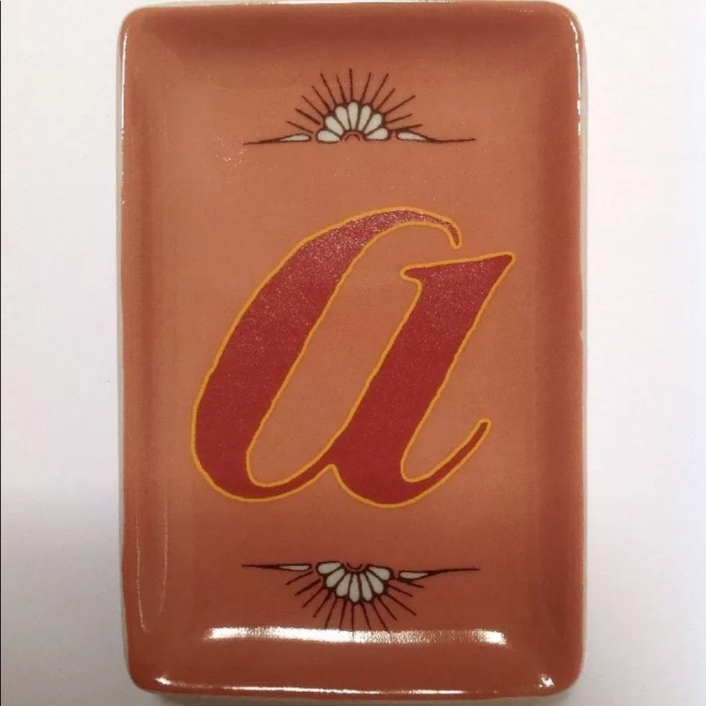 Anthropologie Alphabet Studio Trinket Tray By Rosanna Letter A